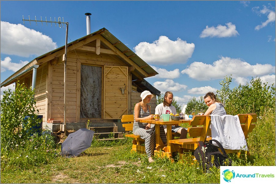 Breakfast in nature