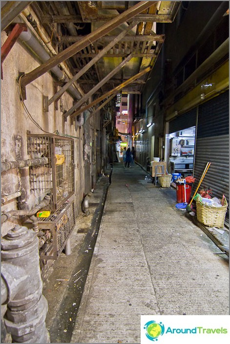 These are the streets between the skyscrapers