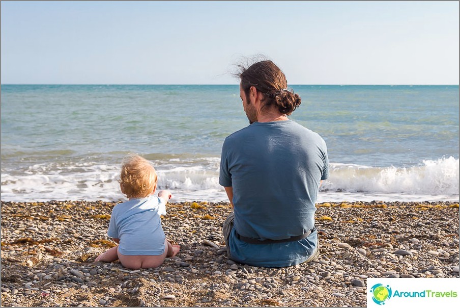 Papà con figlio