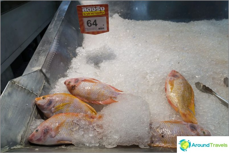 Pesce 64 baht per kg