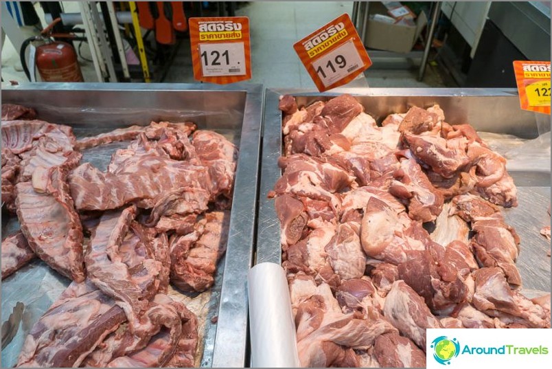 لحم الخنزير ، سعر 1 كجم