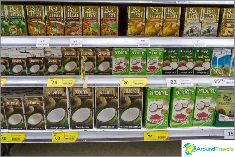 Roi Thai ready-made soups and coconut milk