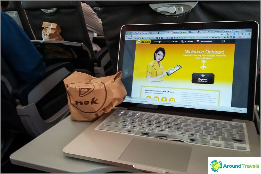 Wifi on board Nok Air