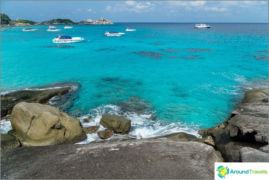 Die Landschaft auf den Similan-Inseln schwankt!