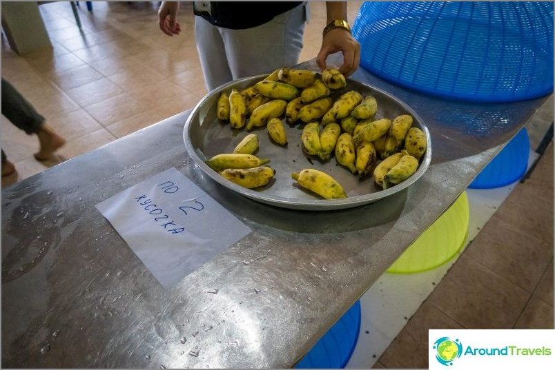 Les fruits sont toujours strictement en quantité