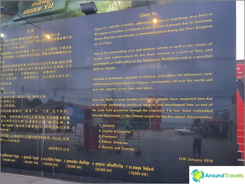Guan Yu Sanctuary na Samui - místo, kde komunikují generace