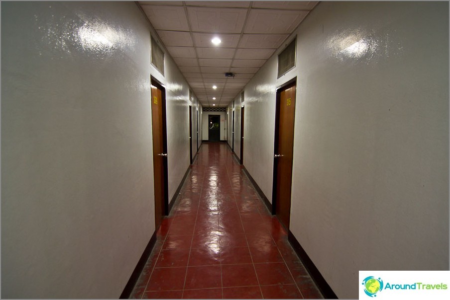 Couloirs très usés