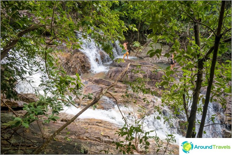 Paradise Falls on Koh Phangan - the most easily accessible on the island