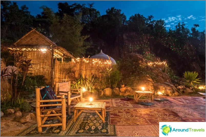 Dome na Koh Phangan je jedním z nejlepších, buď vanou nebo saunou