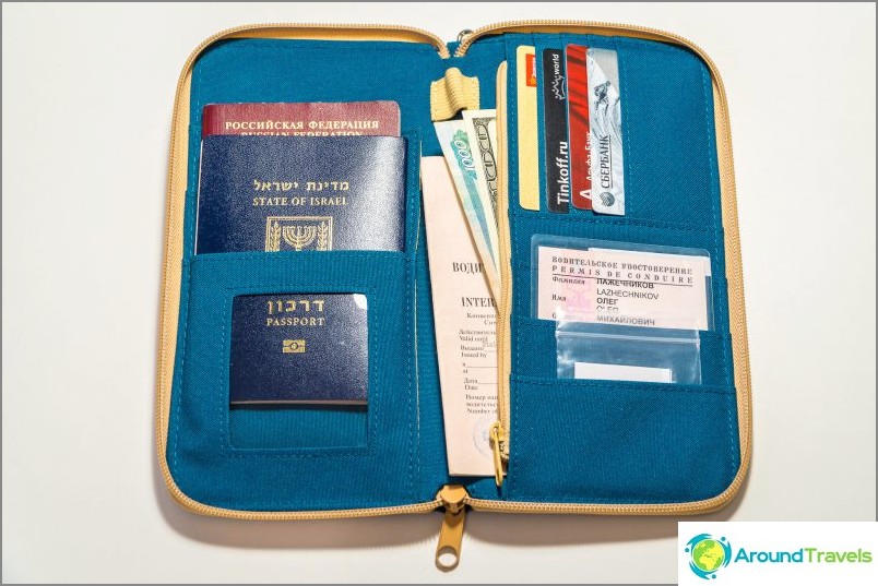 Travel document wallet