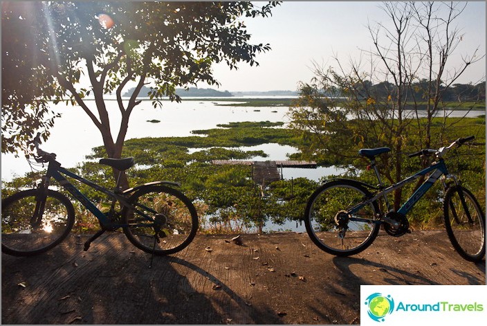 Cycling to Chaing saen lake