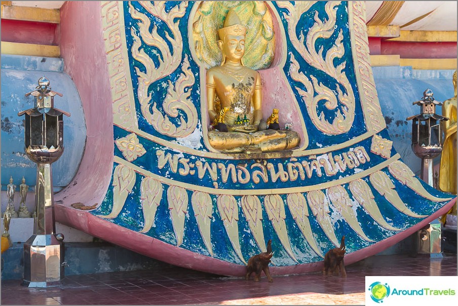 Rond Big Buddha andere figuren