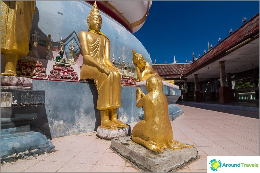 Um Big Buddha andere Figuren