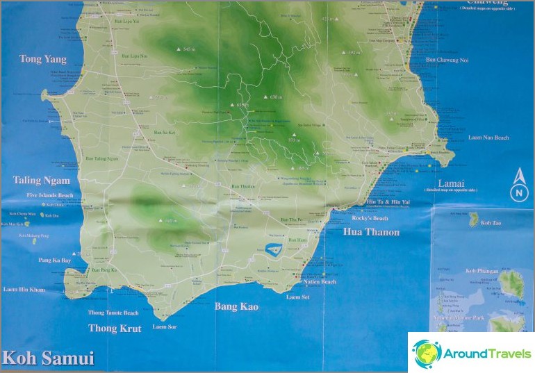 خريطة جنوب ساموي