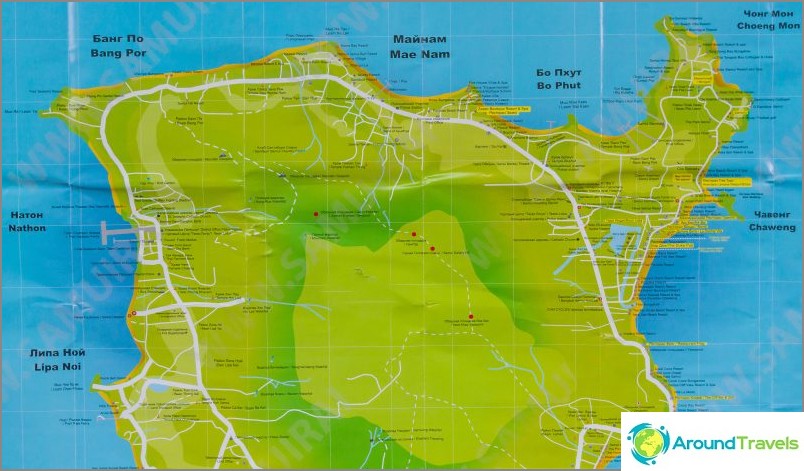 خريطة شمال ساموي