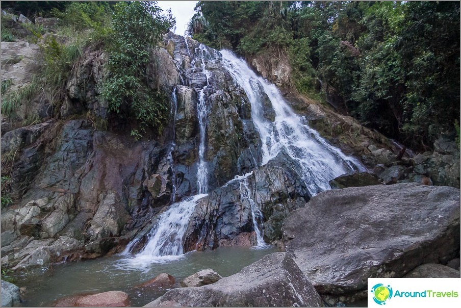 Ytterligare ett vattenfall till vänster om Namuang 2