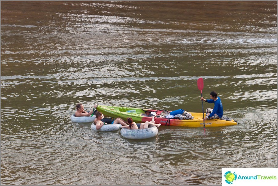 Tubing in Vang Vieng