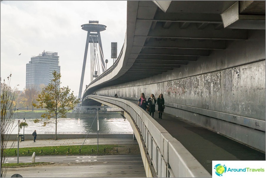 Bridge SNP (Most SNP) - a landmark of Bratislava