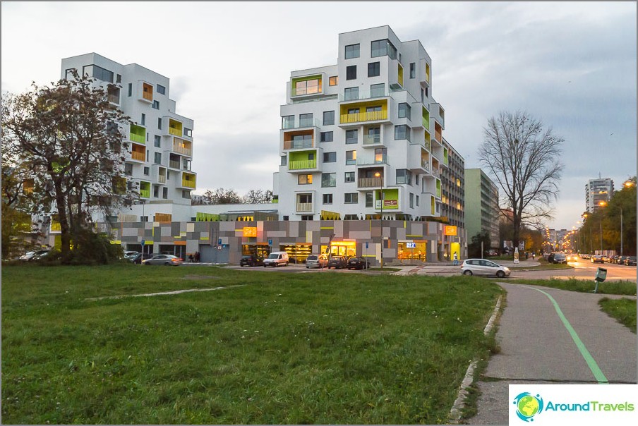 Cute houses in Bratislava