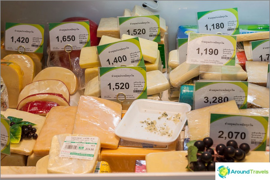 Le fromage est plus cher qu'en Russie