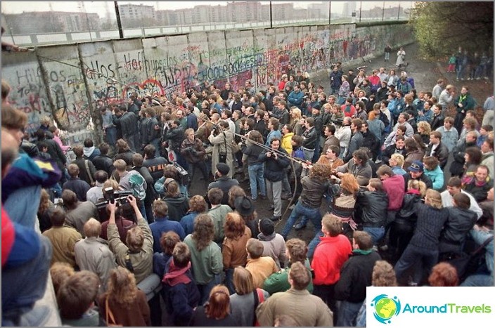 La caduta del muro di Berlino