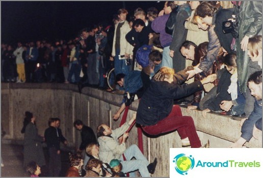 La chute du mur de Berlin