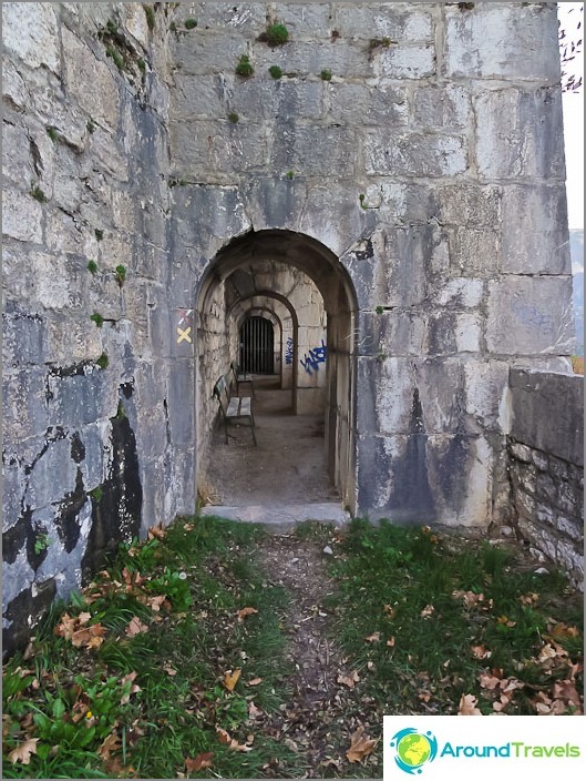 Corridors of the Bastille of Grenoble