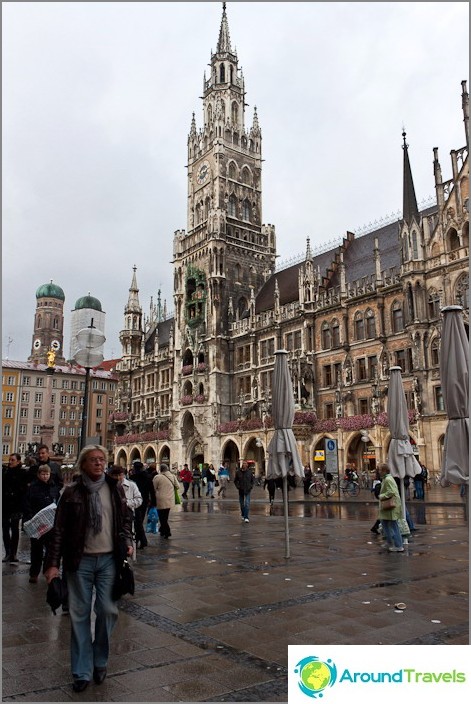 Nytt rådhus i München - Neues Rathaus