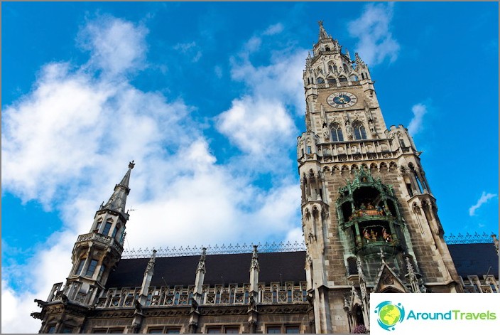 Nytt rådhus i München - Neues Rathaus