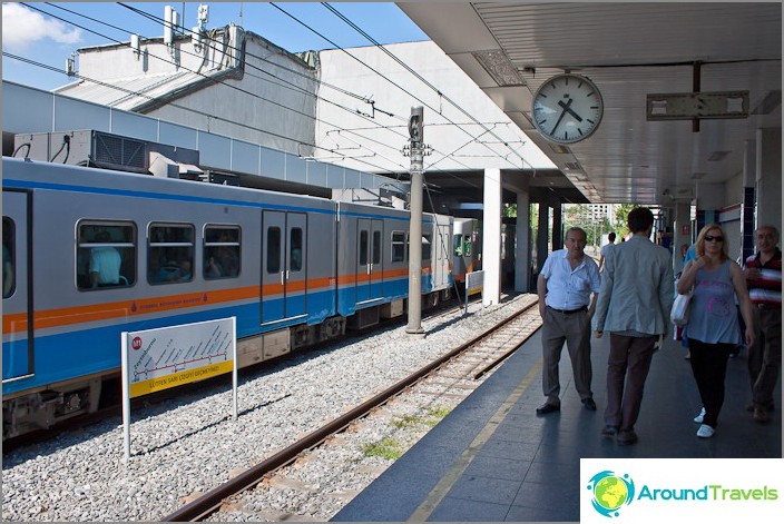 Stambulo metro. Turkija.