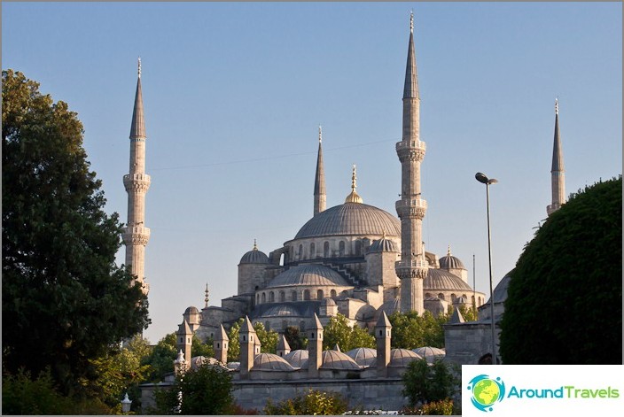 Sultanahmet (Blue Mosque) in Istanbul.