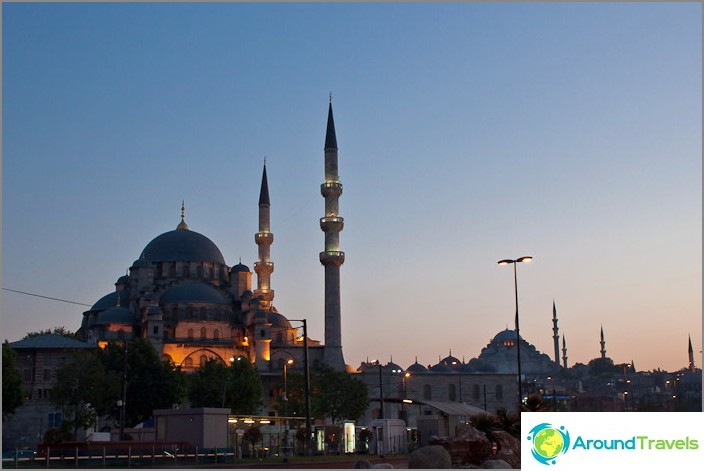 Evening Istanbul. Turkey.