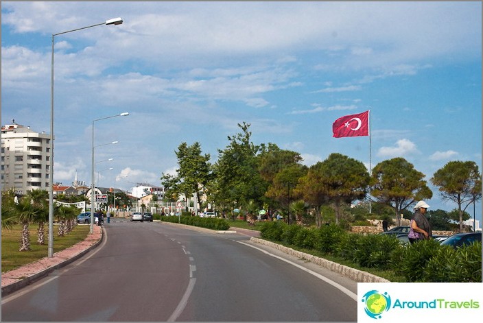 Alleen de stad Antalya.