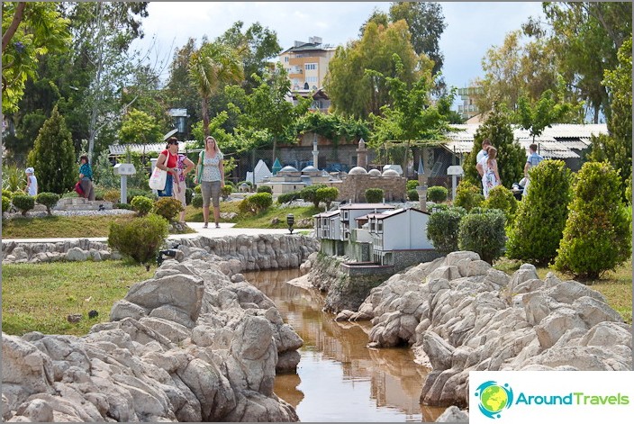 Mini-Stadtmuseum in Antalya.