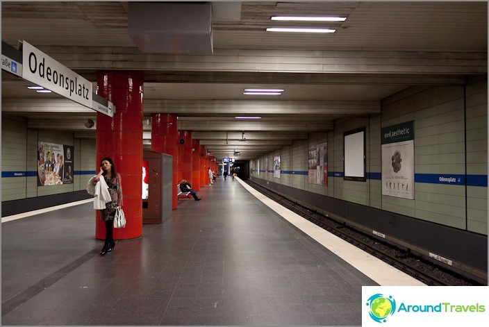 Munich underground station
