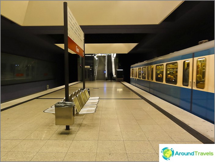 Münih metro istasyonu