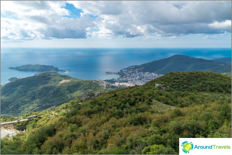 Budva from above