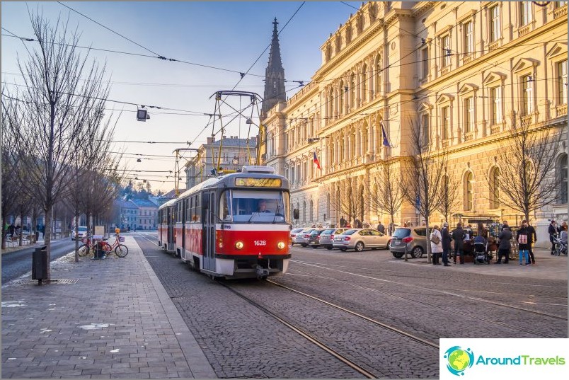 Tramvaiele native circulă în toată Republica Cehă, Brno nu face excepție