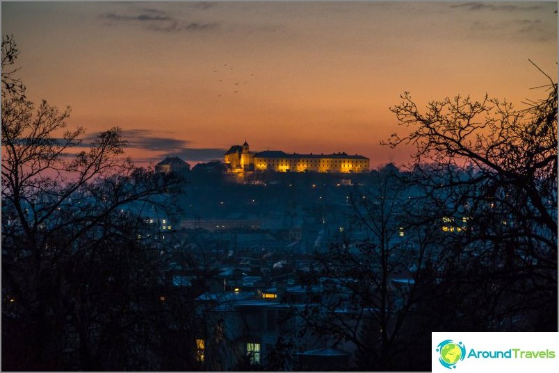 Schöne Aussicht von der Villa