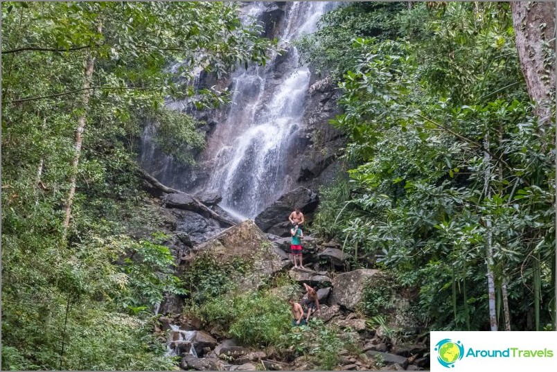 Phaeng Waterfall - det bästa vattenfallet i Ko Phangan i Tan Sadet National Park