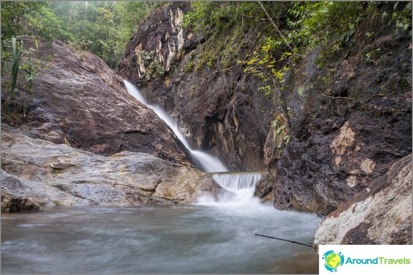 Phaeng Waterfall - det bästa vattenfallet i Ko Phangan i Tan Sadet National Park