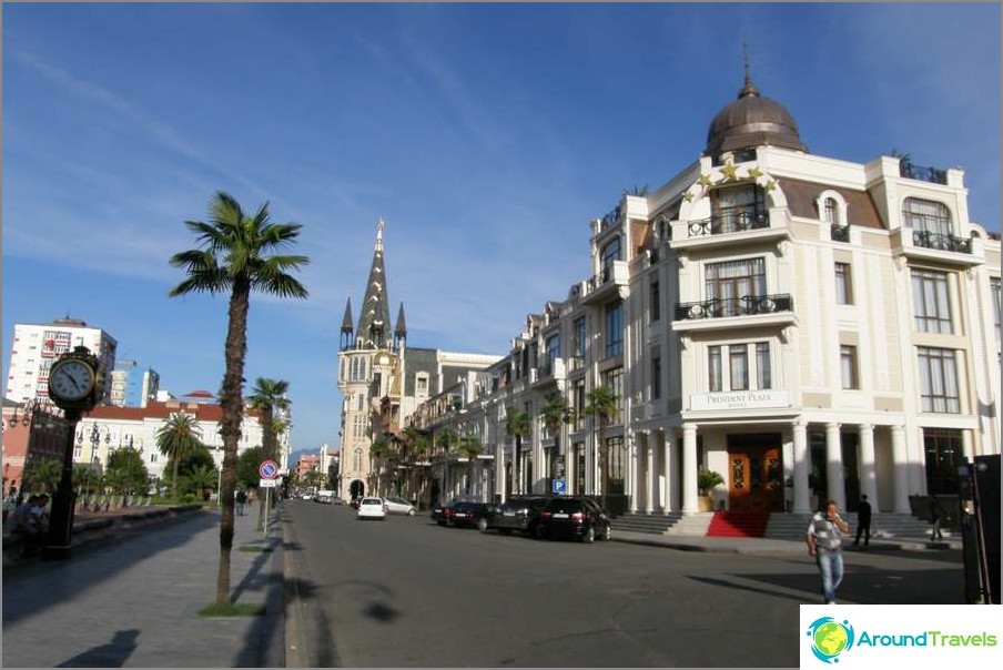 Var noga med att ägna en dag till en promenad i Batumi