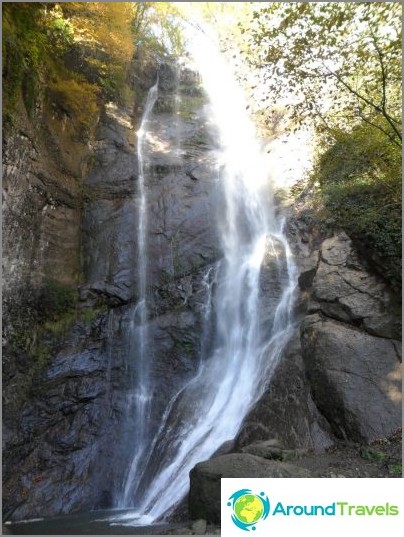 20-meter waterfall Makhuntseti