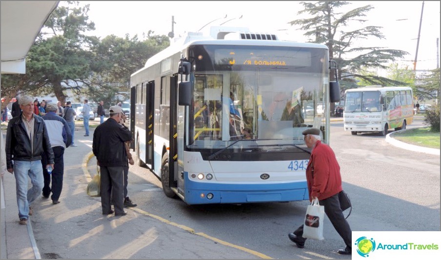 Bussar från Simferopol flygplats