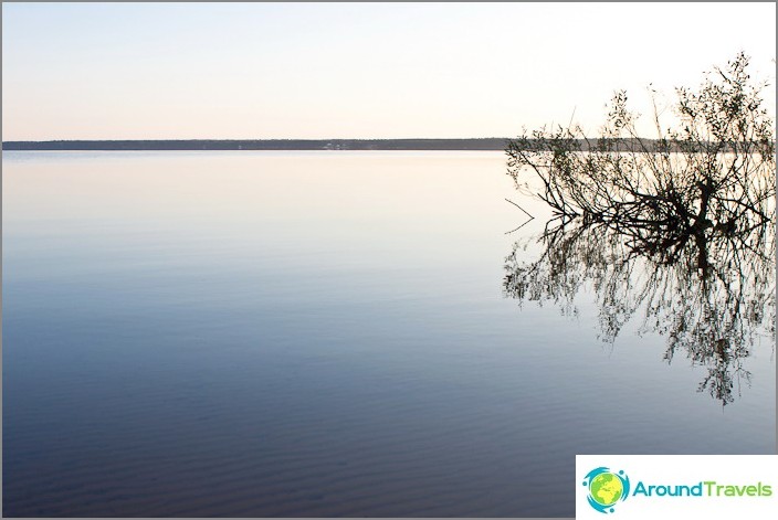 Matin. Lac Volgo.