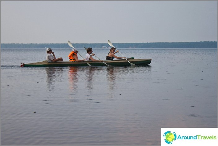 Andiamo in kayak sul Volga.