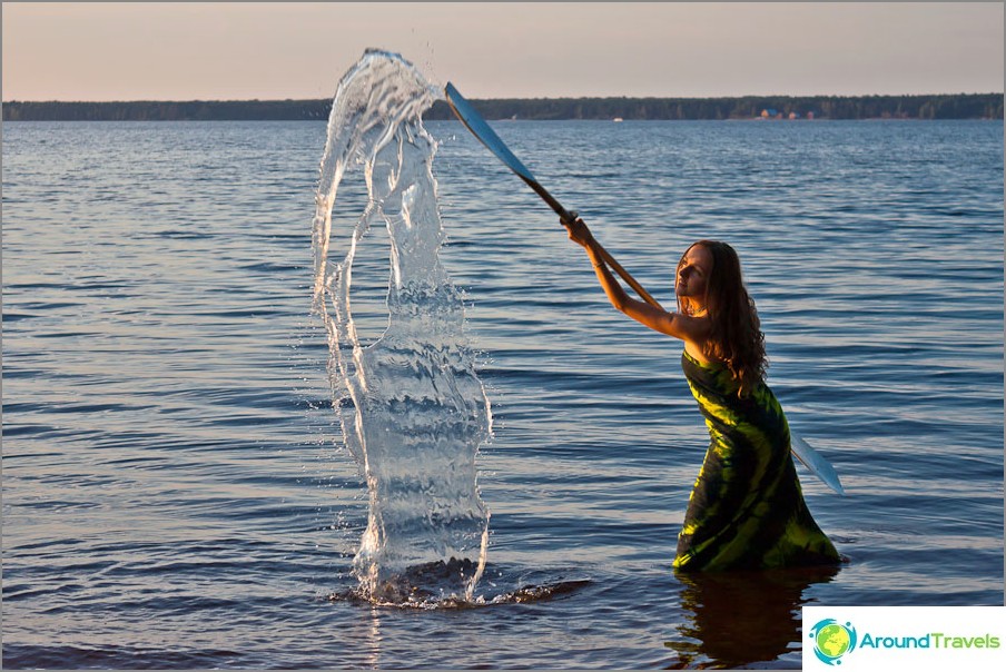 My lady of water