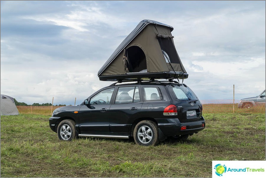 Interesting tent construction