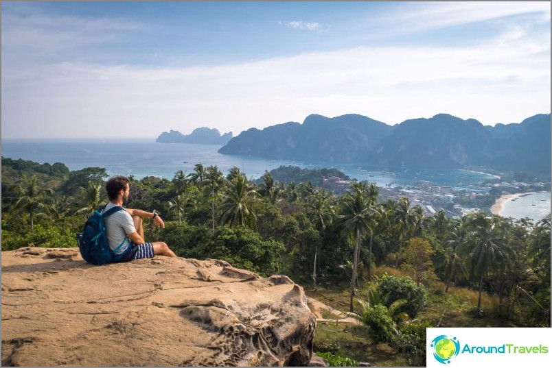 The best viewpoints on Phi Phi Island - viewpoints 1, 2 and 3