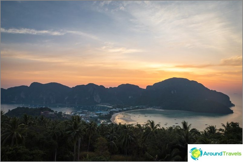 Sunset at Phi Phi Viewpoint # 2